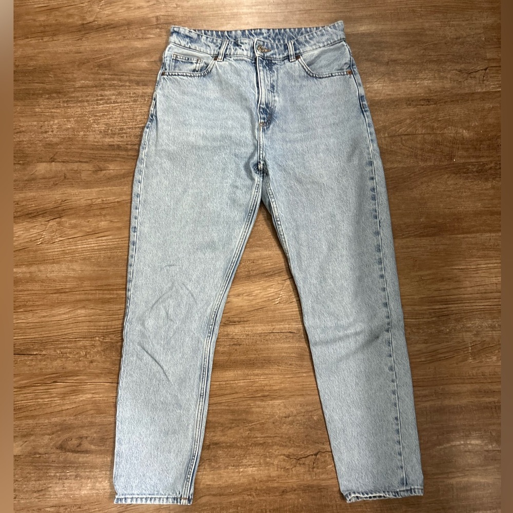Monki kimomo high rise relaxed jeans